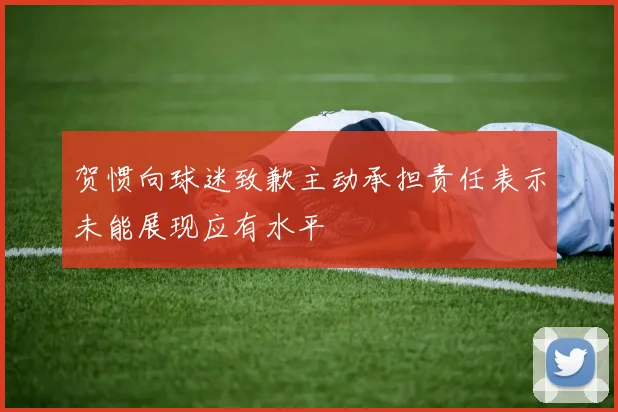 贺惯向球迷致歉主动承担责任表示未能展现应有水平