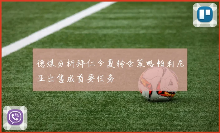 德媒分析拜仁今夏转会策略帕利尼亚出售成首要任务